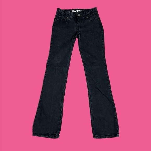 Wrangler Women’s Mid-Rise Bootcut Jeans in Black Size 5/6x36 - Picture 1 of 13